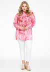 Blouse frilled FLORIDA - red - #1