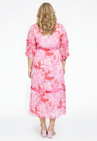 Kleid mit Kordelzug FLORIDADress cords FLORIDA - red - #3