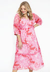 Kleid mit Kordelzug FLORIDADress cords FLORIDA - red - #1