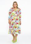 Buttoned dress V-neck MAYFLOWER - white - #2