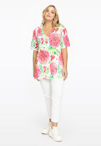 Tunic flare buttoned ALLIUM - white - #1