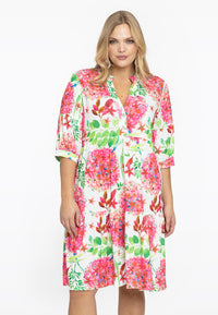 Dress frilled ALLIUM - white - #2