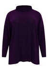 Pullover turtle neck LUREX - purple - #3