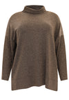 Pullover turtle neck LUREX - gold - #3