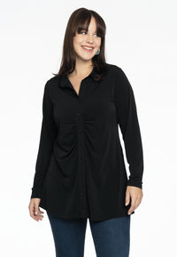 Blouse gathered front DOLCE - black - #1