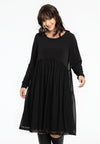Jurk met volants MOUSSE/DOLCE - black - #1