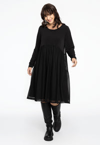 Jurk met volants MOUSSE/DOLCE - black - #2
