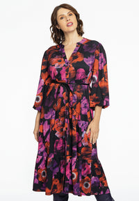 Dress puff sleeve POPPY - black - #2