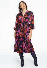 Dress puff sleeve POPPY - black - #1