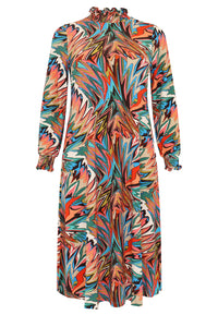 Kleid mit gesmoktem Ausschnitt FUNKYDress smocked neck FUNKY - multi - #3