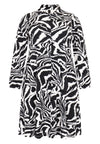 Blouse-dress puff sleeve ZEBRA - black - #3