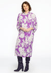 Dress turtle neck PAULINA - purple