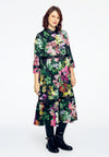 Dress ruffled ORCHIDEE - black - #2