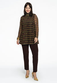 Tunic flare turtle neck INFINITY mousse - black - #2