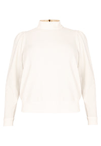 Shirt puff sleeve DIAGONAL - ecru - #4