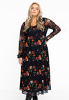 Dress long BABY ROSE - black - #1