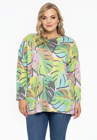Pullover SPLIT LEAVE - pink - #2