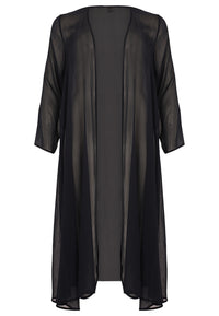 Cardigan long voile - blue - #4