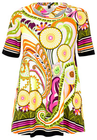 Tunic wide bottom HAVANA - orange - #4