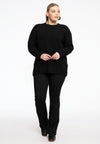 Pullover mit RundhalsausschnittPullover Round Neck - black - #5