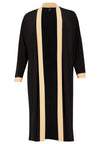 Strickjacke mit kontrastierenden Linien DOLCECardigan Long Contrast Lines DOLCE - black - #4