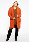 Strickjacke teddy - Orange