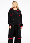 Jacket schwarz/rot - Schwarz