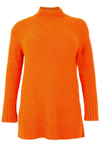 Pullover Collar KNIT ECO - orange - #1