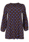 Tunika Wide Bottom mit V-Ausschnitt MEANDERTunic Wide Bottom V-neck MEANDER - brown - #4