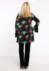 Tunic Wide Bottom Frill Cuff MEDUSA - black - #3
