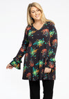 Tunic Wide Bottom Frill Cuff MEDUSA - black - #1
