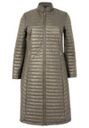Puff Coat Horizontal Lines - green - #4