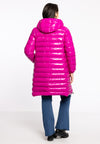 Kurzer Puffermantel mit KapuzePuff Coat Hooded Short - pink - #3