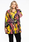Tunic swing long sleeve AURA - black - #1
