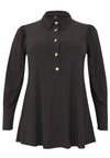 Blouse flare puff sleeve DOLCE - black - #1