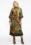 Dress long turtle neck MAUDE - green