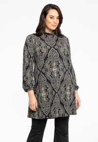Tunic high neck SANSA - black - #1