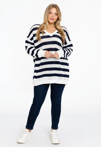 Pullover stripes - blue - #1