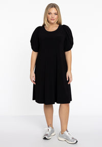 Dress puff sleeve DOLCE - black - #2