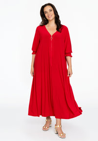 Dress swing smock sleeve DOLCE - red - #2