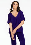Tunic V-neck DOLCE - purple