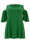 Tunic flare cut out DOLCE - green - #2