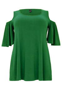 Tunic flare cut out DOLCE - green - #2
