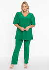 Tunic flare pleated sleeve DOLCE - green - #2