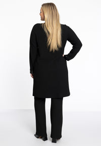 Cardigan buttons RIB - black - #3