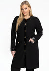 Cardigan buttons RIB - black - #1