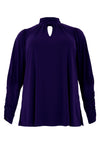 Tunic flare pleated DOLCE - purple - #4
