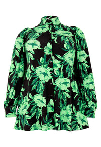Blouse puff sleeve FLORENCE - black - #4