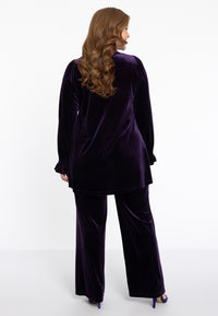 Trousers long VELOURS - purple - #2