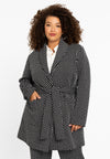 Jacket JACQUARD KNIT - black
